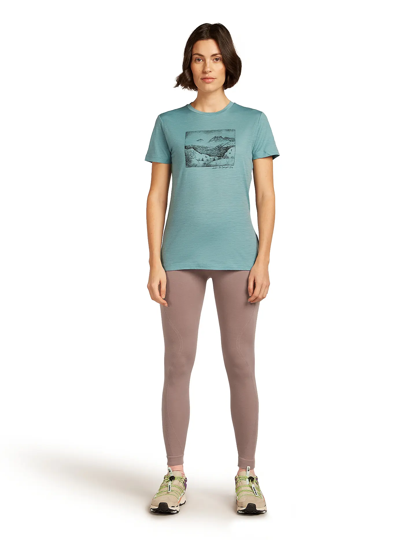 ICEBREAKER | Damen Funktionsshirt Lake View 150 Tech-Lite | 